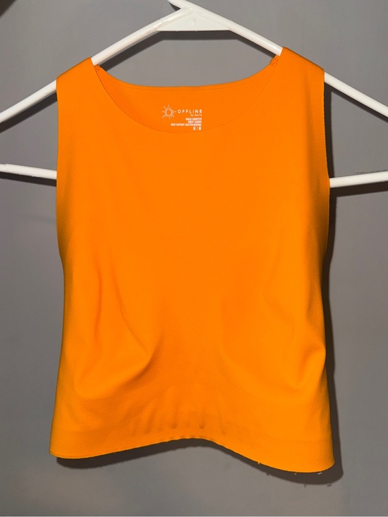 aerie Other - Offline by Aerie high neck seamless orange bralette